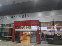 デリー空港での待ち合わせ場所