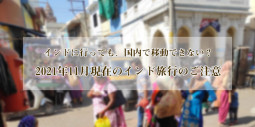 インドに行っても、国内で移動できない？　2021年10月現在のインド旅行のご注意【ティラキタ駱駝通信　10月28日号】