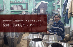 ナウシカの工房都市ペジテを彷彿とさせる金属工芸の街モラダバード